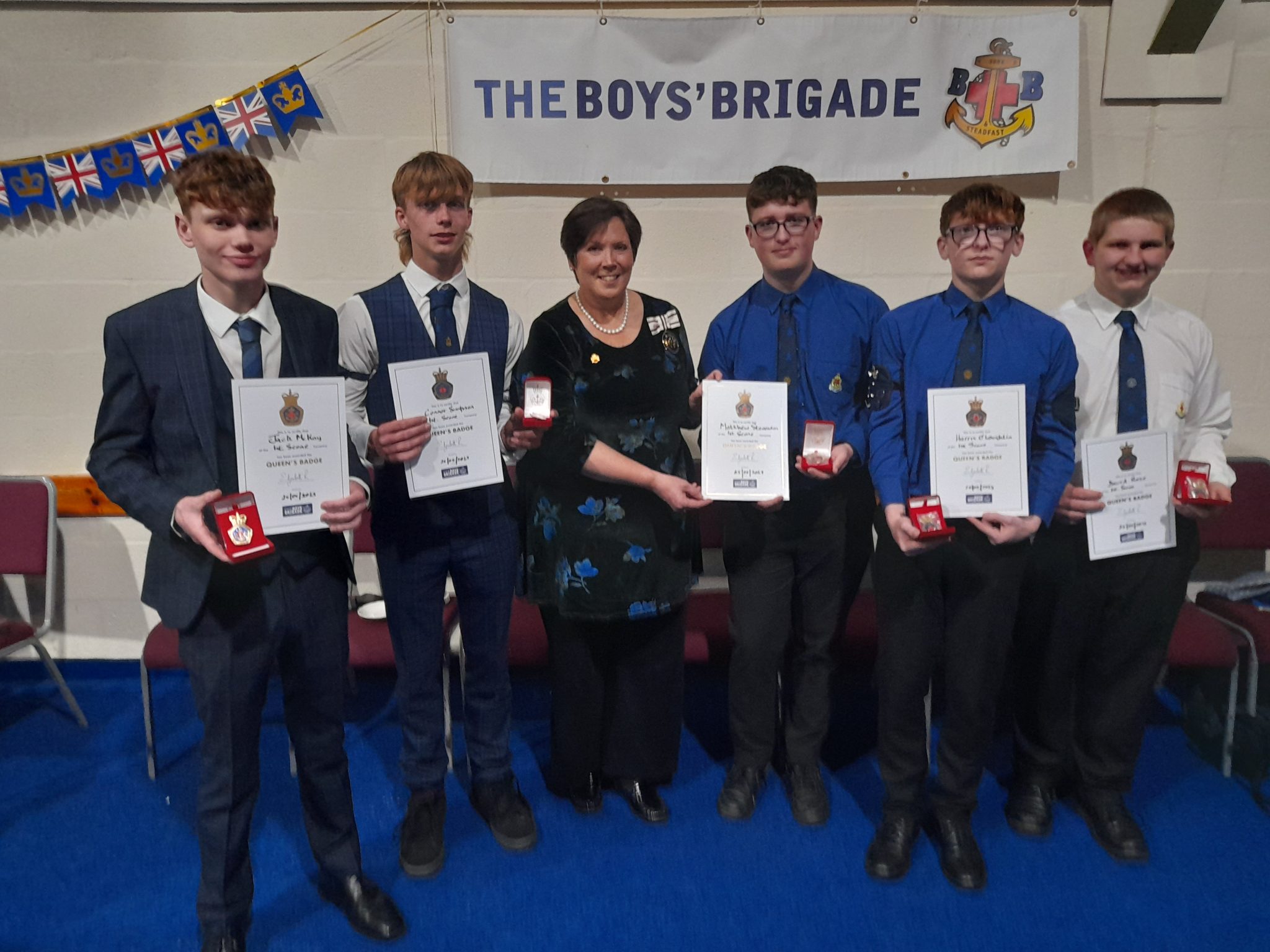 Boys Brigade Queen’s Badge Presentation – The Perth & Kinross Lieutenancy